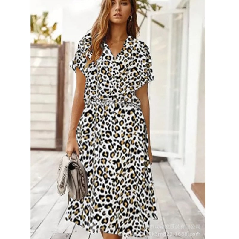 Dalmatian print dress for women | Trendy and playful fashion | Shop Sartona