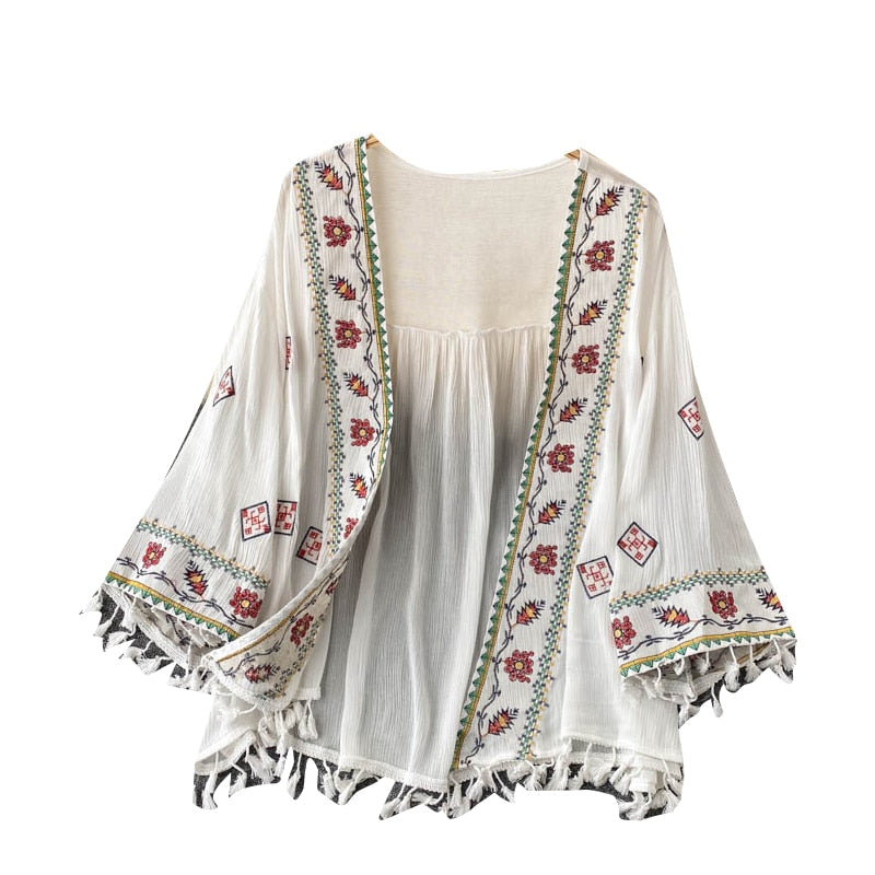 Embroidered Cardigan For Women