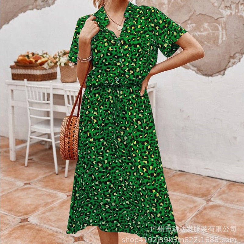 Dalmatian print dress for women | Trendy and playful fashion | Shop Sartona