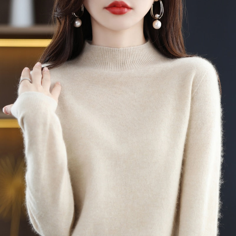 100% Merino Wool Sweater For Women