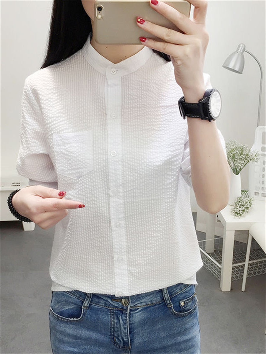Casual summer blouse for women | Printed blouse, lightweight fabric | Shop Sartona"