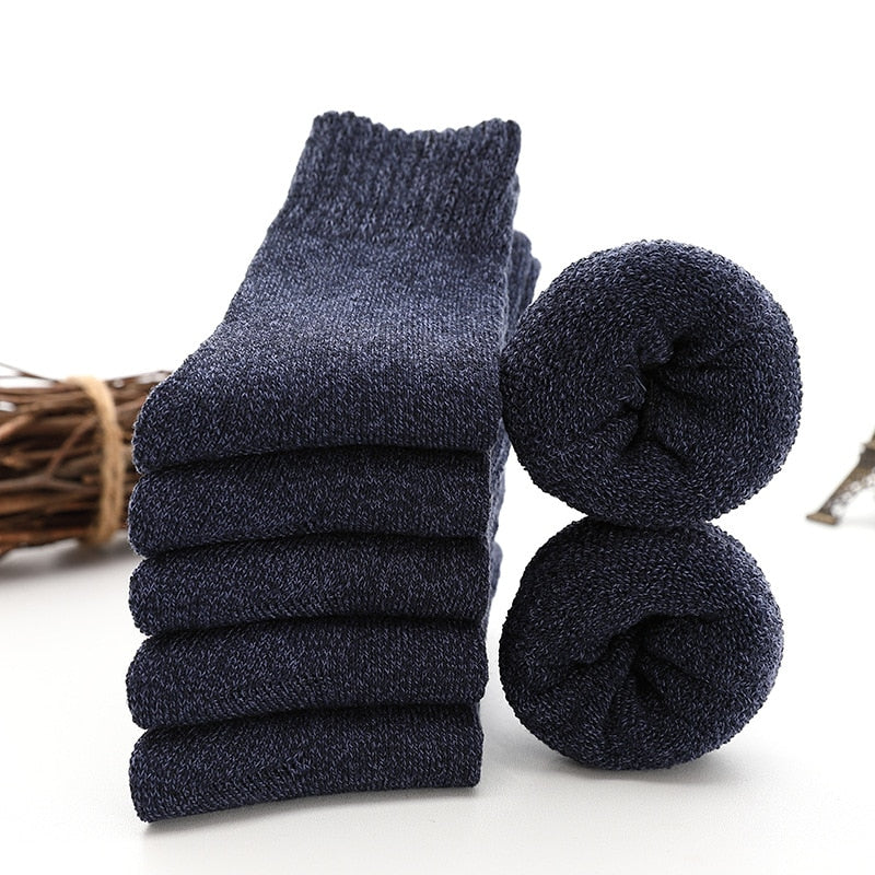 5 pairs of wool socks for men | Warm and comfortable footwear | Shop Sartona