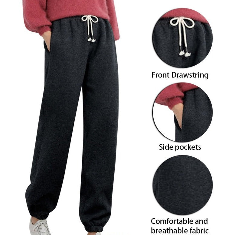 Fleece Lined Sweatpants For Women