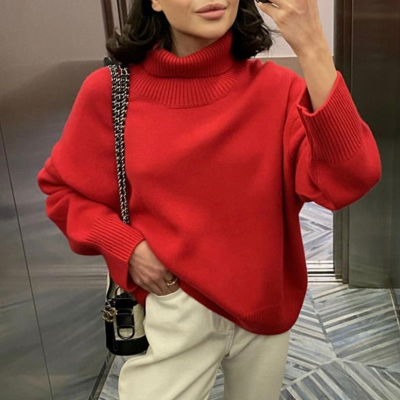 Elegant turtle neck sweater for women | Stylish and cozy winter fashion | Shop Sartona